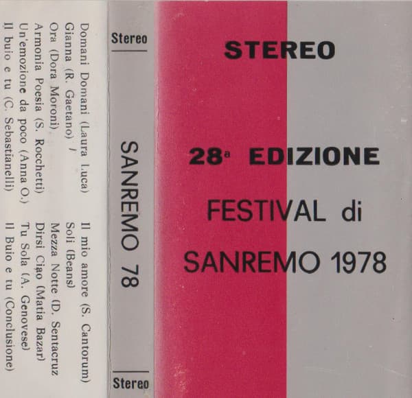 28ª Edizione Festival Di Sanremo 1978