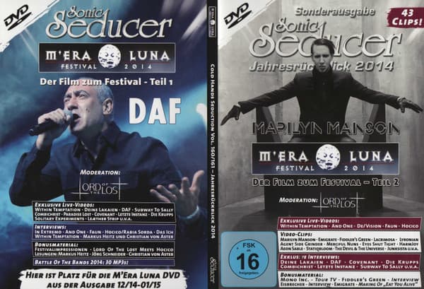 Sonic Seducer Cold Hands Seduction Vol. 160/161 - Jahresrückblick 2014 - M'era Luna Festival 2014